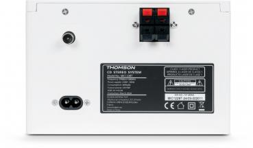 Thomson Bluetooth Kompaktanlage Micro MIC121BT CD Player USB Radio AUX-IN weiß Holz braun TH389081