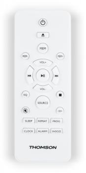 Thomson Bluetooth Kompaktanlage Micro MIC121BT CD Player USB Radio AUX-IN weiß Holz braun TH389081