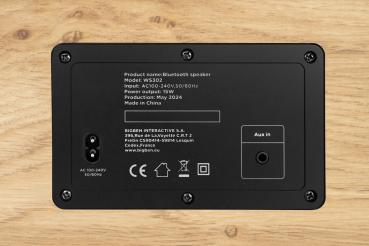 Thomson Bluetooth Lautsprecher Holz WS302 schwarz TH389647