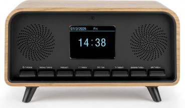 Thomson Bluetooth Radiowecker & Lautsprecher RT850DABBT Retro-Eleganz DAB TH389708