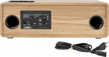Thomson Bluetooth Regallautsprecher Cosy Range WS852 Holz braun TH389739