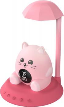 Bigben Kids Wecker mit Nachtlicht Cat SL Katze Hi Buddies! Timer, 6 Kindermelodien AU389937
