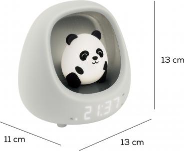 Bigben Kids Wecker mit Nachtlicht Panda Nest MYKO Hi Buddies! Timer, 3 Schlaflieder AU390599
