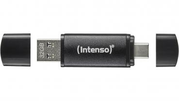 Preview: Intenso USB Stick 64GB Speicherstick Flex Line USB 3.2 Gen. 1x1 USB-A / USB-C