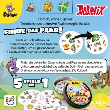 Preview: Zygomatic Familienspiel Reaktionsspiel Dobble Asterix ZYGD0017