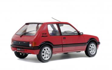 Solido Modellauto Maßstab 1:18 Peugeot 205 GTI MK1 rot 1985 S1801702