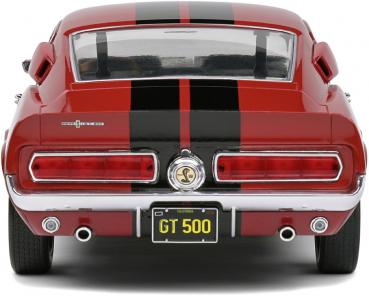 Solido Modellauto Maßstab 1:18 Ford Shelby Mustang GT500 rot 1967 S1802909