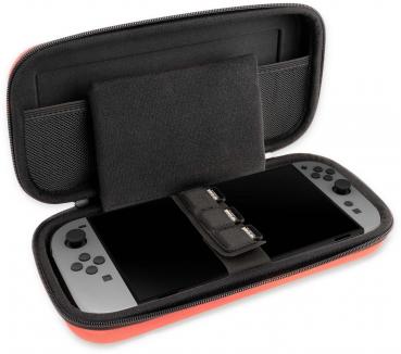 Nacon für Nintendo Switch 2 / Switch / Lite / OLED Tasche L Travel Case pastel rot NA029628