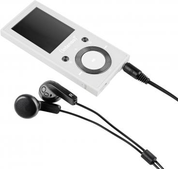 Intenso MP3 Player Video Scooter Bluetooth 64GB 1,8 Zoll Display weiß