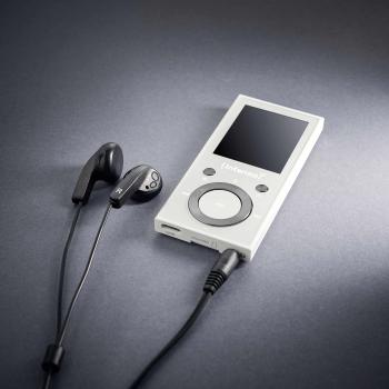 Intenso MP3 Player Video Scooter Bluetooth 64GB 1,8 Zoll Display weiß