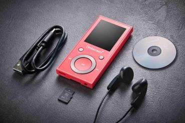 Intenso MP3 Player Video Scooter Bluetooth 64GB 1,8 Zoll Display pink