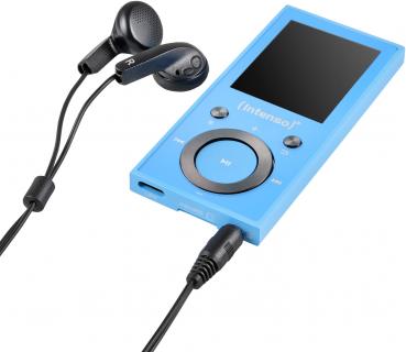 Preview: Intenso MP3 Player Video Scooter Bluetooth 64GB 1,8 Zoll Display blau