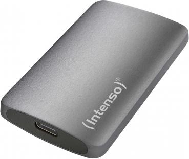 Intenso SSD externe Festplatte TX800 1,8 Zoll 500GB Typ C USB 3.2 2100 MB/s anthrazit