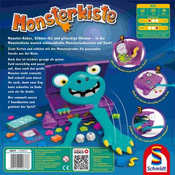 Preview: Schmidt Spiele Kinderspiel Wettlaufspiel Monsterkiste 40673