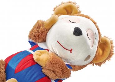 Schmidt Spiele Plüsch Stofftier Bobo Siebenschläfer schlafend 38 cm 42257