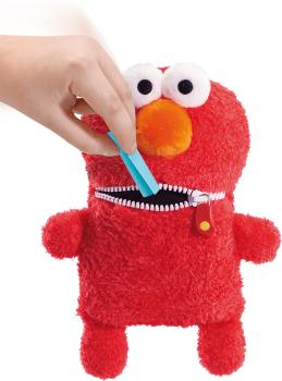 Preview: Schmidt Spiele Plüsch Stofftier Sorgenfresser Sesamstrasse Elmo 20 cm 42559