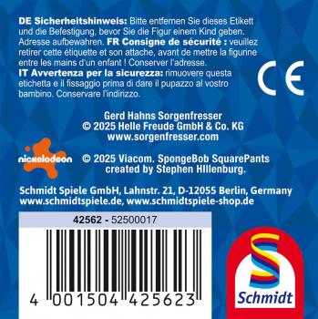 Schmidt Spiele Plüsch Stofftier SpongeBob 25 cm 42562