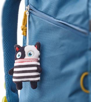 Preview: Schmidt Spiele Plüsch Stofftier Sorgenfresser Anhänger YingYang 8 cm 42671