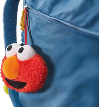 Preview: Schmidt Spiele Plüsch Stofftier Anhänger Sesamstrasse Elmo 8 cm 42886