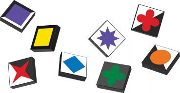 Schmidt Spiele Familienspiel Zuordnungsspiel Qwirkle Flex 49469
