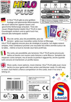 Preview: Schmidt Spiele Kartenspiel Kartenlegespiel HiLo PLUS 49482