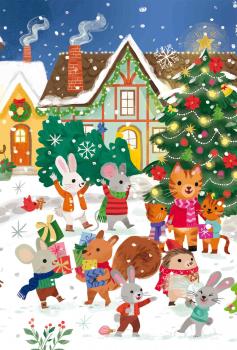 Preview: 3 x 24 Teile Schmidt Spiele Kinder Puzzle Fröhliche Weihnachten 55657