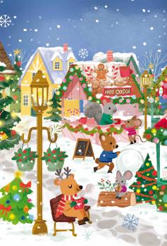3 x 24 Teile Schmidt Spiele Kinder Puzzle Fröhliche Weihnachten 55657
