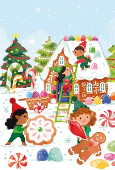 Preview: 3 x 48 Teile Schmidt Spiele Kinder Puzzle Endlich Weihnachten! 55658