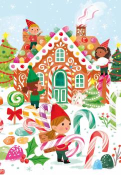 Preview: 3 x 48 Teile Schmidt Spiele Kinder Puzzle Endlich Weihnachten! 55658
