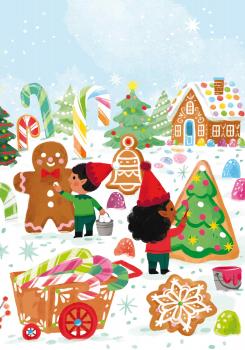 3 x 48 Teile Schmidt Spiele Kinder Puzzle Endlich Weihnachten! 55658