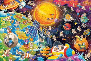 Preview: 150 Teile Schmidt Spiele Kinder Puzzle Quatsch im Weltraum 55782