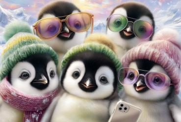 Preview: 150 Teile Schmidt Spiele Kinder Puzzle Pinguinbande 55783