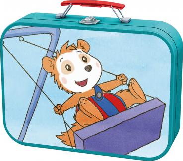 Preview: 2 x 26 + 2 x 48 Teile Schmidt Spiele Kinder Puzzle Bobo Siebenschläfer Puzzle-Box Metallkoffer 55892