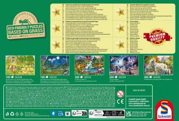 Preview: 3 x 24 Teile Schmidt Spiele Kinder Puzzle Wald & Wiesentiere 56581