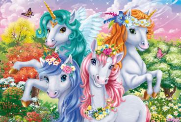 Preview: 100 Teile Schmidt Spiele Kinder Puzzle Einhorn-Schnappschuss 56583