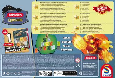 Preview: 100 Teile Schmidt Spiele Kinder Puzzle Kreaturen aus Eldrador + Schleich Figur 56585