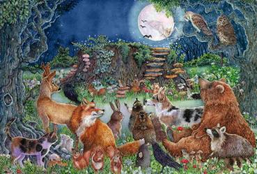 Preview: 150 Teile Schmidt Spiele Kinder Puzzle Tierische Waldklänge 56588
