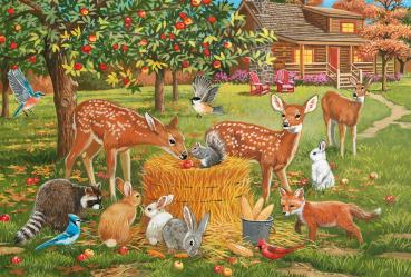 Preview: 200 Teile Schmidt Spiele Kinder Puzzle Tierpicknick 56589