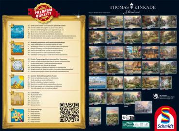 1000 Teile Schmidt Spiele Puzzle Thomas Kinkade Santas Silent Night 57529