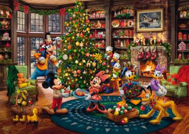 1000 Teile Schmidt Spiele Puzzle Thomas Kinkade Disney Mickey & Minnie Trimming The Tree 58047