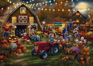 1000 Teile Schmidt Spiele Puzzle Thomas Kinkade Disney Mickey & Minnie Pumpkin Festival 58048