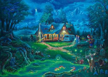 1000 Teile Schmidt Spiele Puzzle Zac Kinkade Das Spukhaus 58607