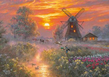 Preview: 1000 Teile Schmidt Spiele Puzzle Abraham Hunter Abendfrieden 58809