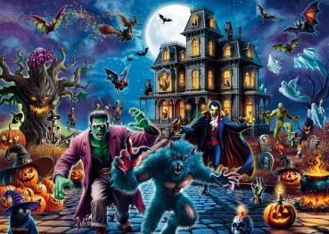1000 Teile Schmidt Spiele Puzzle Halloween-Nacht 58871