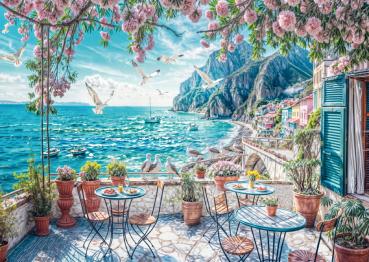 1000 Teile Schmidt Spiele Puzzle Terrasse am Meer 58884