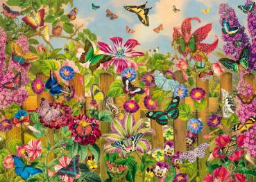 2000 Teile Schmidt Spiele Puzzle Wunderschöner Schmetterlingsgarten 59746