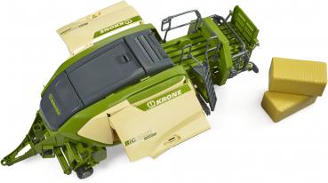 Bruder Spielfahrzeug Landwirtschaft Anhänger Krone BiG Pack 1290 HDP VC mit 2 Quaderballen 02033