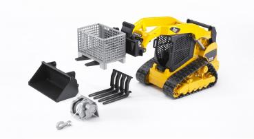 Bruder Spielfahrzeug Baustelle Lader Zubehör: Gitterpalette, Seilwinde und Frontladergabeln 02318