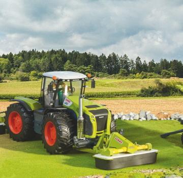 Bruder Spielfahrzeug Landwirtschaft Anhänger Zubehör: Claas Disco 3050 FC Plus Frontmähwerk 02324