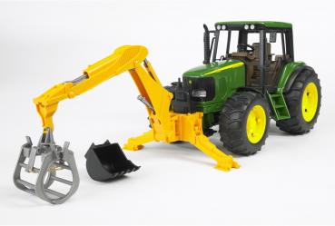 Bruder Spielfahrzeug Landwirtschaft Traktor Zubehör: Heckbagger mit Greifer 02338